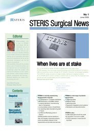 Document - STERIS Surgical Technologies