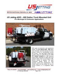 4025-600 F-550 Open Truck - US Jetting