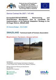 Service Contract No 2007 / 147-446 - Swaziland