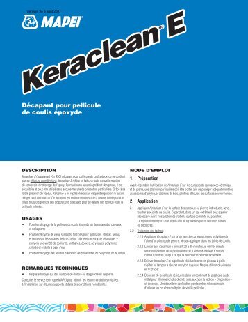 Keraclean Keraclean - Mapei