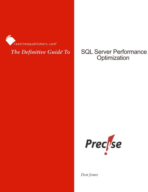 The Definitive Guide to SQL Server Performance Optimization