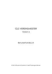 GLS VEREINSMEISTER - Frankenberger Bank