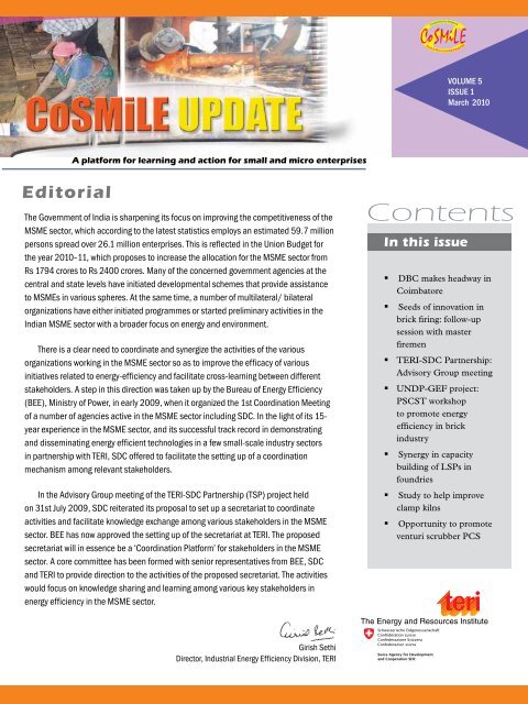 Vol. 5, Issue 1, March 2010 - Cosmile.org