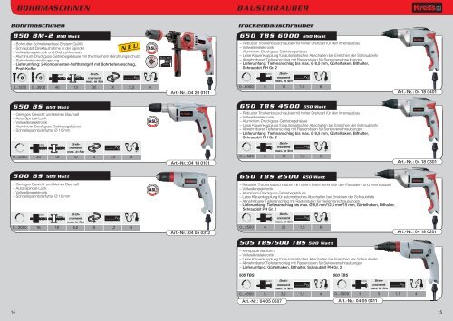 Kress-Hochleistungs- Winkelschleifer bis 2500 Watt - AWI