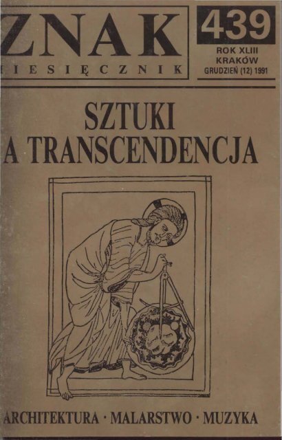 Nr 439, grudzieÅ 1991 - Znak