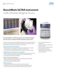 BenchMark ULTRA Brochure - Ventana Medical Systems