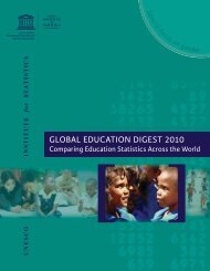 Global education digest 2010 - Basic Education Coalition