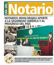 Revista Institucional Actualidad Notarial - Colegio de Notarios de Lima