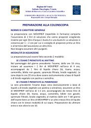 PREPARAZIONE ALLA COLONSCOPIA - IOV