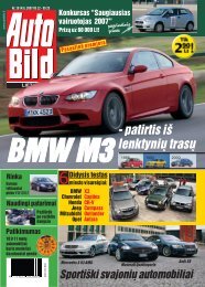 Žurnalas apie automobilius Autobild - Autobild.lt - Veidas.lt