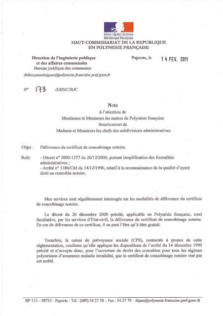 Certificat de concubinage notoire Note no_173 du 14-02-2011.pdf