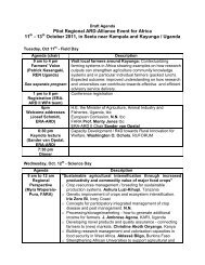 Uganda Workshop - Agenda (pdf) - ERA ARD