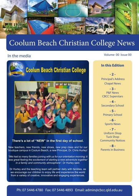 Coolum Beach Christian College News