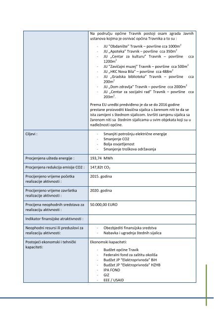 akcioni plan za održivo upravljanje energijom općine travnik