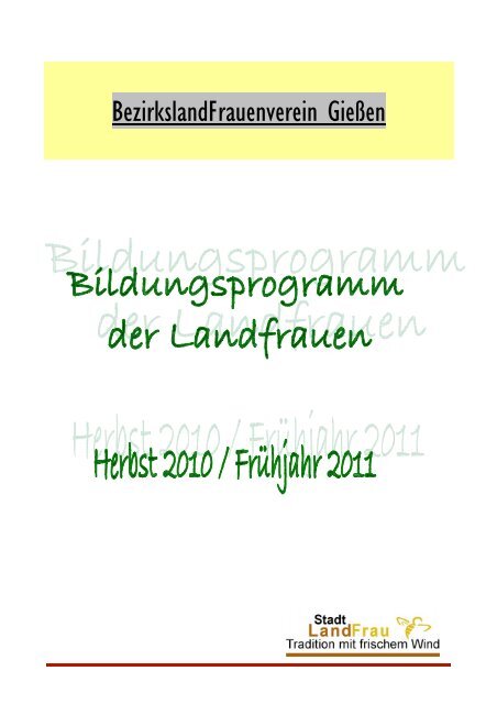 BezirkslandFrauenverein GieÃŸen - BezirkslandFrauenvereins GieÃŸen.