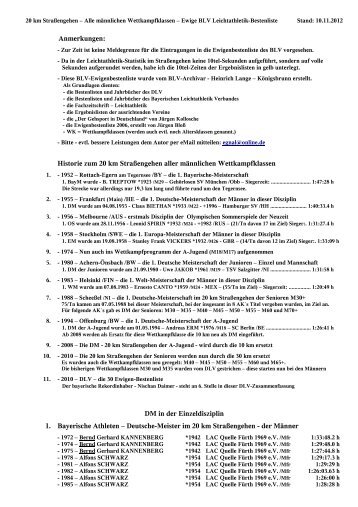 M - Bayerischer Leichtathletik-Verband e.v.