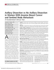 Axillary Dissection vs No Axillary Dissection in Women With Invasive ...