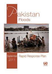 Pakistan Floods 2011 - Humanitarian Response