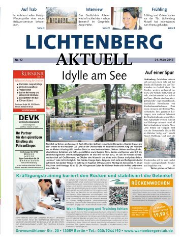 Lichtenberg aktuell - Berliner Abendblatt
