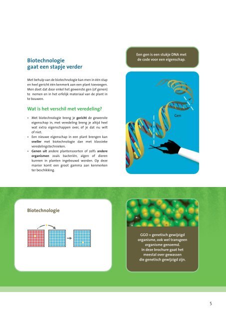 Biotechnologie en planten - VIB