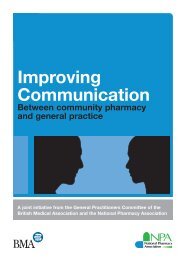 Improving communication between community pharmacy and ... - BMA