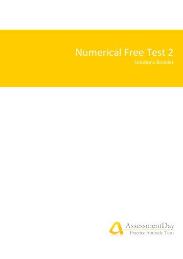 Numerical Free Test 2 - Aptitude Test