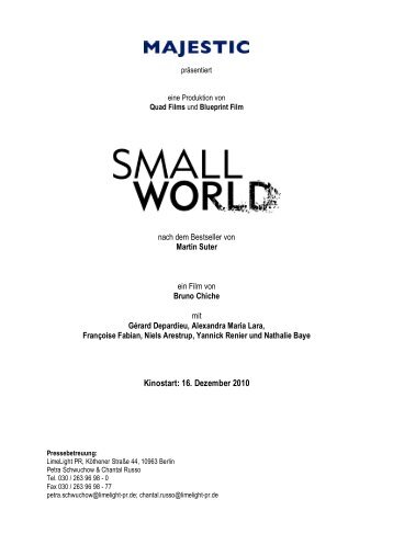 small world presseheft 2010-10-27 - Babylon Kino