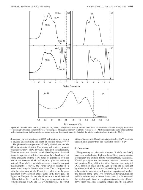 Theoretical and Experimental Study of the Electronic Structures of ...