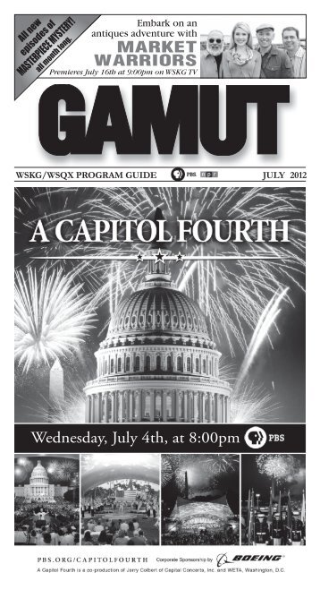Wednesday, July 4th, at 8:00pm - WSKG