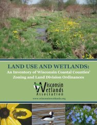 Land Use and Wetlands: An Inventory of Wisconsin Coastal Counties