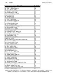 Active CGFMs - AGA