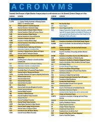 Commonly Used Acronyms in Higher Education - Darton College