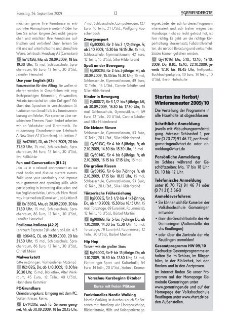 Gomaringen 26.09.09.pdf - RegioMedia Verlag
