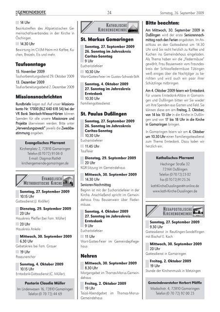 Gomaringen 26.09.09.pdf - RegioMedia Verlag