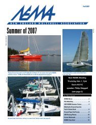 Fall 2007 - New England Multihull Association