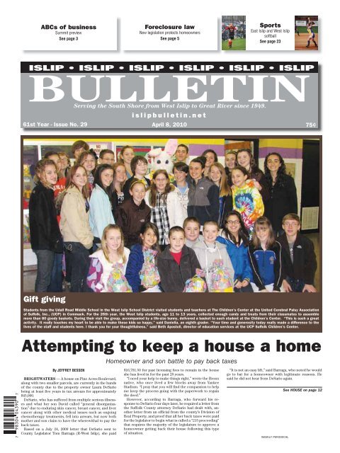 Attempting to keep a house a home - Islip Bulletin
