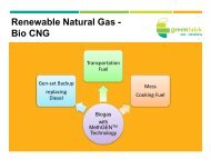 Renewable Natural Gas - Bio CNG