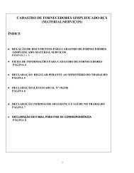 Registro Cadastral Simplificado (RCS) - MetrÃ´