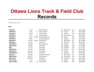 Ottawa Lions Track & Field Club Records - WordPress â www ...