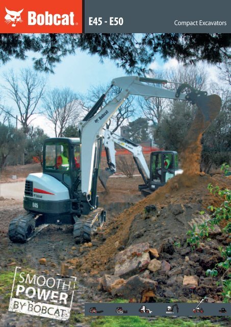 Brochure - Compact Excavators E45-E50 - Bobcat