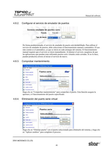 TSP100 Software Manual