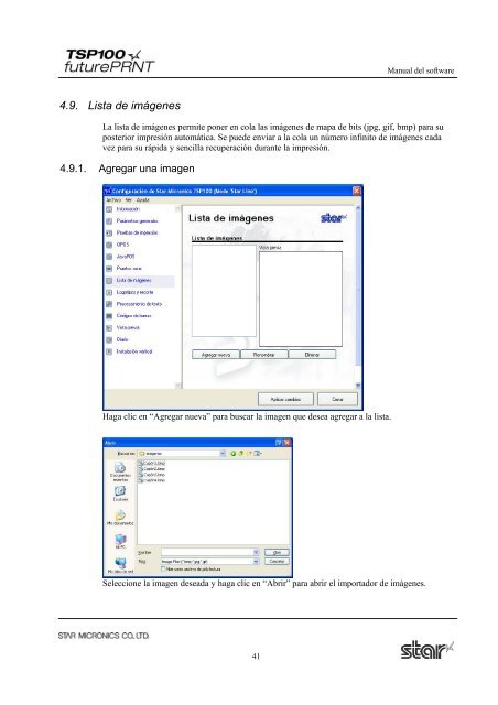TSP100 Software Manual
