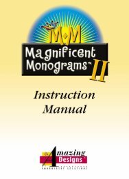 Magnificent Monograms II - Amazing Designs