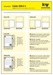 Datenblatt Folder DIN A 5