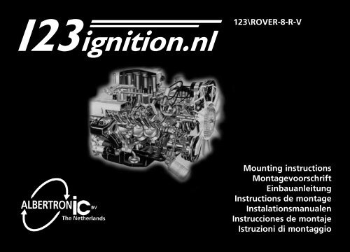 123\ROVER-8-R-V Mounting instructions Montagevoorschrift ...