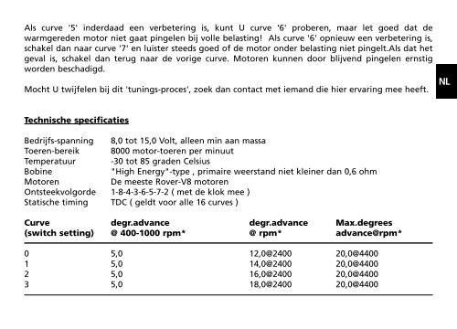 123\ROVER-8-R-V Mounting instructions Montagevoorschrift ...