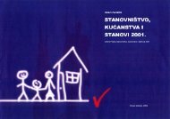 STANOVNIÅ TVO, KUÄANSTVA I STANOVI 2001. - Zagreb.hr