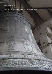 Storica visita alle campane del Vaticano - Campanologia