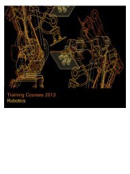 Training Courses 2013 Robotics - ABB
