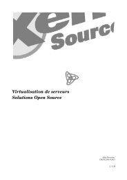 Virtualisation de serveurs Solutions Open Source - Aldevar